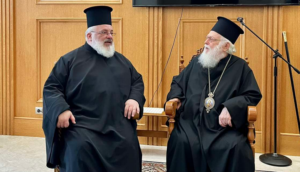 Επίσκεψη Μητροπολίτη Διδυμοτείχου στην Αλβανία – Συνάντηση με τον Αρχιεπίσκοπο Αναστάσιο