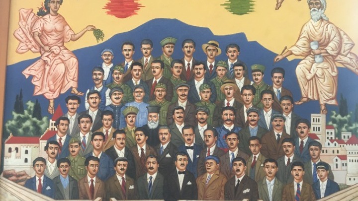 Ηράκλειο: Οι 62 Μάρτυρες σε πίνακα που θυμίζει αγιογραφία