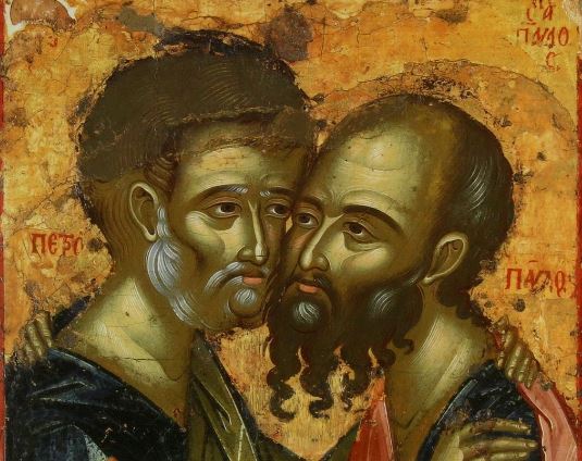 29 Ιουνίου: Εορτάζουν οι Άγιοι Απόστολοι Πέτρος και Παύλος