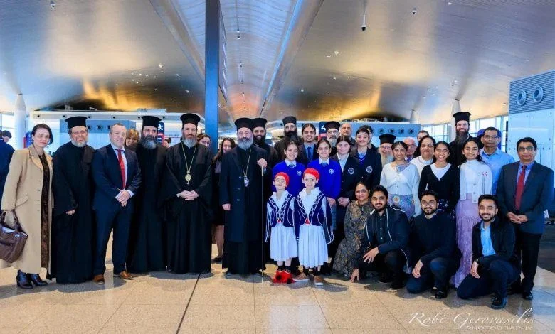 His Eminence Archbishop Makarios of Australia arrives in Perth