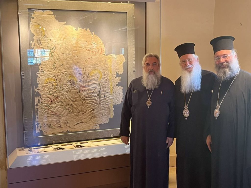 Ο Μητροπολίτης Ρεθύμνης υποδέχθηκε τον Αρχιεπίσκοπο Κρήτης στην Ιερά Πατριαρχική και Σταυροπηγιακή Μονή Αρκαδίου