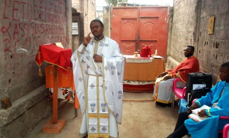 The Divine Litugy was celebrated at a new parish in Kinshasa, Democratic Republic of the Congo