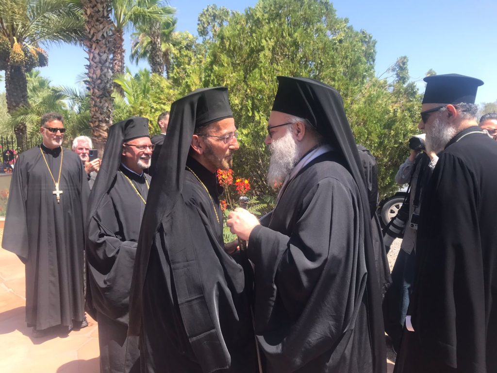 His Beatitude Patriarch John X visits the Saint Antonios Monastery in Arizona