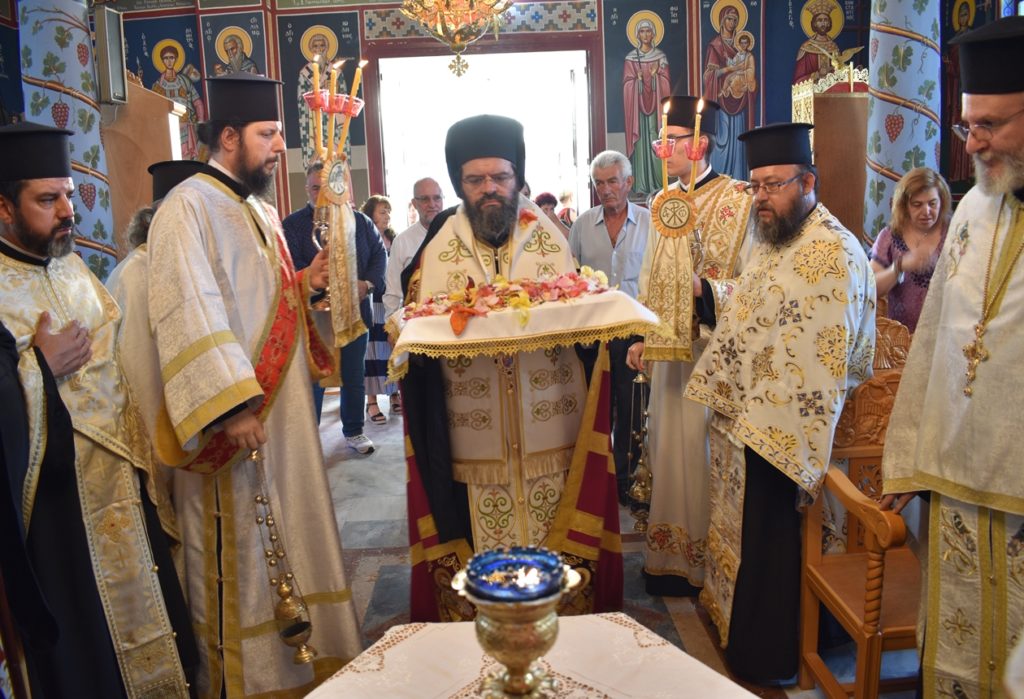 Υποδοχή τεμαχίου Ιερού Λειψάνου Αγίας Μαρίνης στον Ίμερο