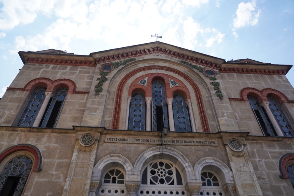 The Ecumenical Patriarch at the Holy Church of Saint Kyriaki, Kontoskaliou