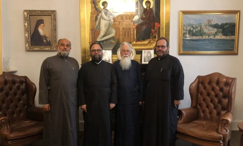 The Metropolitan of France at the Office of the Ecumenical Patriarchate in Athens