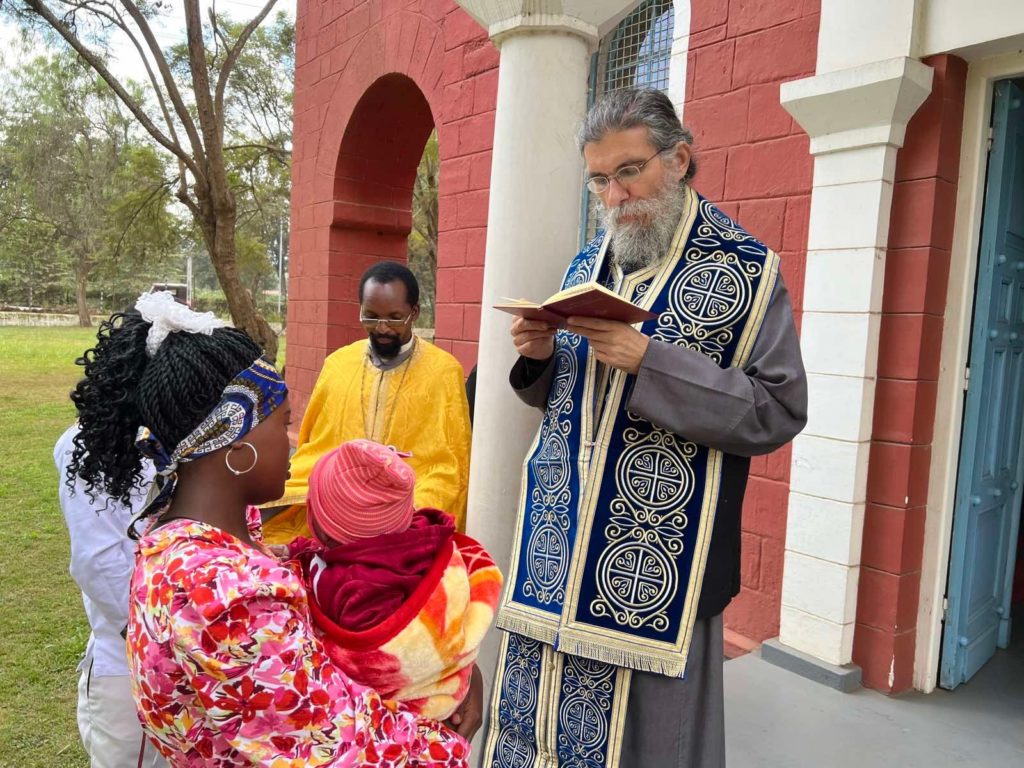 Baptisms of both young and old in Tanzania