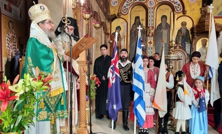 Melbourne: Memorial service and laying of wreaths for the fallen in Cyprus in 1974