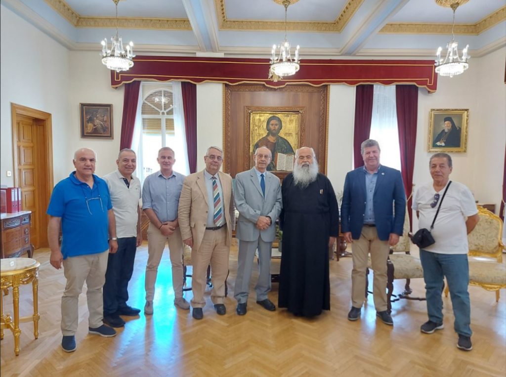 Ο Κύπρου Γεώργιος για την προσπάθεια της Εκκλησίας στην επανένωση της Μεγαλονήσου κατά τη συνάντηση με εκπροσώπους του Δήμου Κυθρέας
