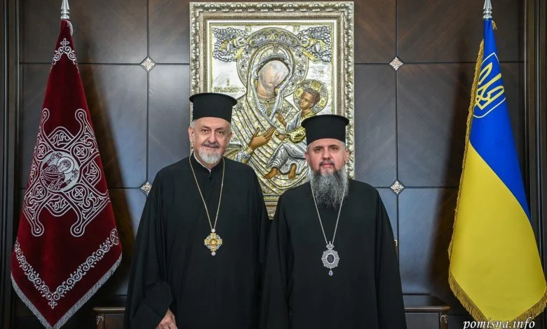 Elder Metropolitan of Chalcedon met Metropolitan of Kyiv and President of Ukraine