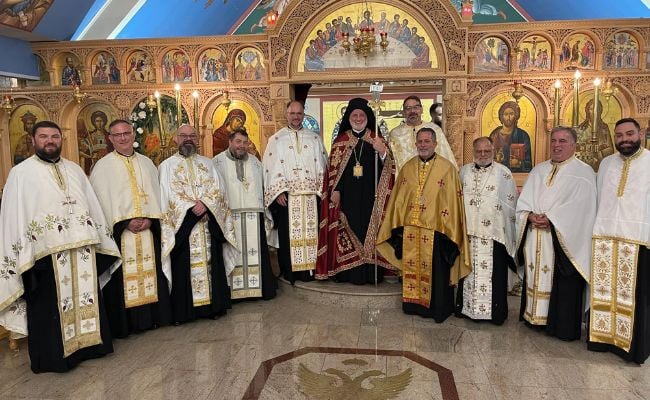 Great Vespers at Holy Transfiguration Church in Mattituck, NY