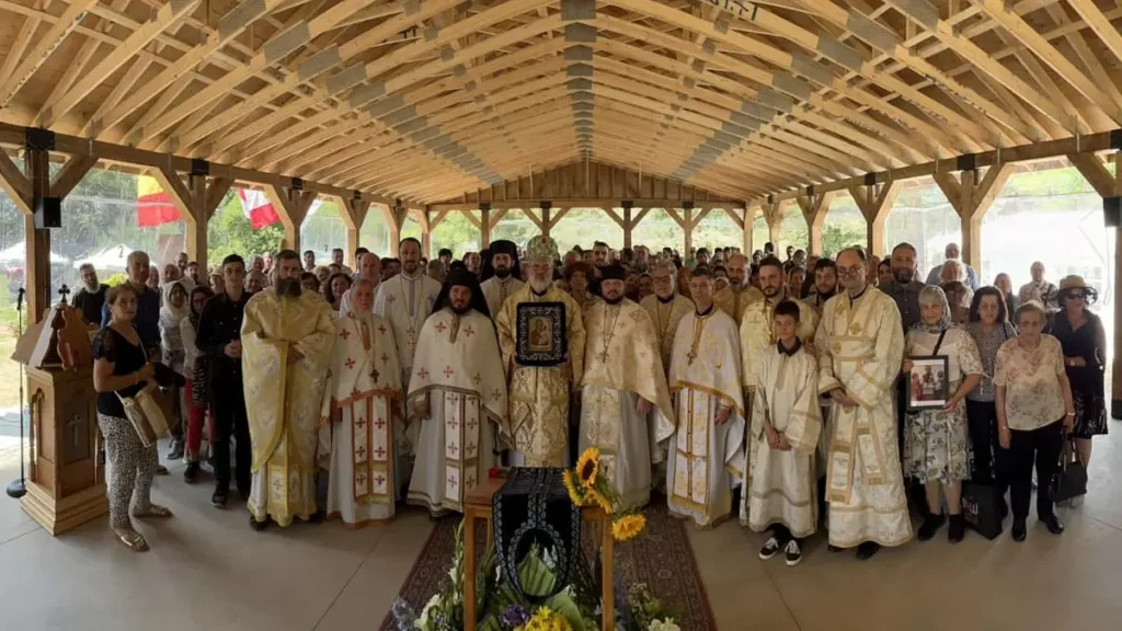 Summer pilgrimage at Mono Monastery, Canada, with the Hawaiian Iveron Icon of the Mother of God