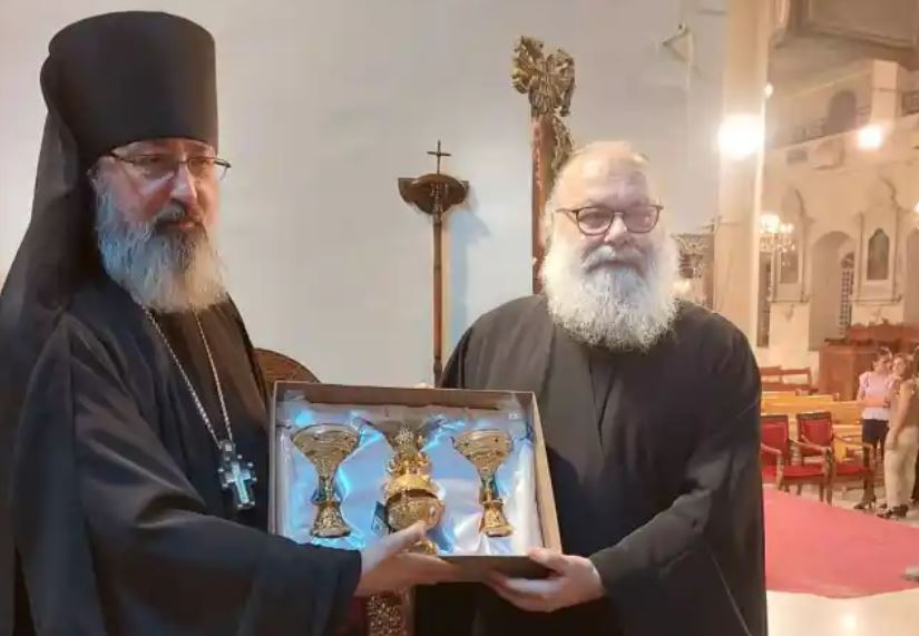 Εκπρόσωπος του Πατριαρχείου Μόσχας στην πανήγυρη του Καθεδρικού Ναού στη Δαμασκό