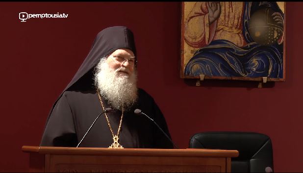 Pemptousia.TV: Ομιλία του Καθηγουμένου της Ι.Μ.Μ. Βατοπαιδίου Γέροντα Εφραίμ για τον Σταυρό ως όπλο Δυνάμεως