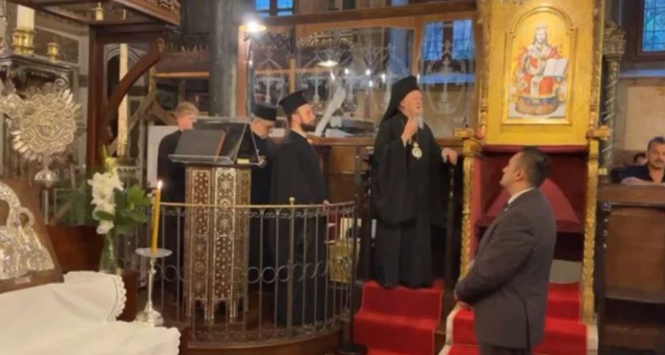 Ecumenical Patriarch Bartholomew visits the Church of Panagia Koumariotissa in Nichori, Bosporus