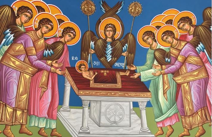 The work of the iconography of the church of the Dormition of the Theotokos in the city of Jeonju has been completed