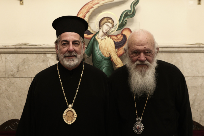 Archbishop Nikitas visits Archbishop Ieronymos of Athens and All Greece