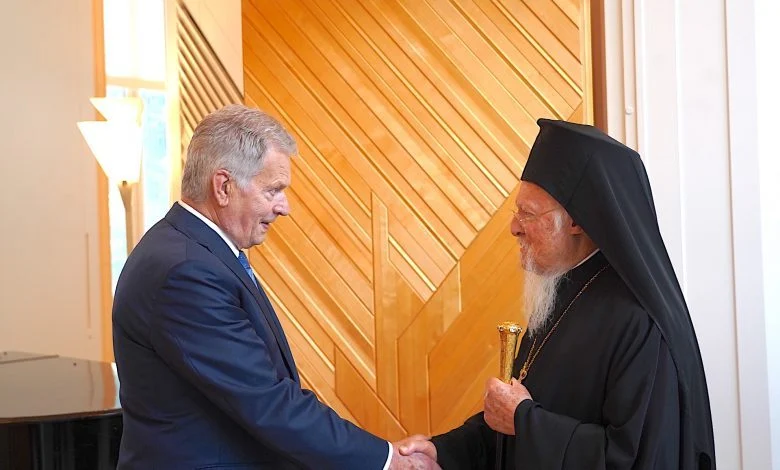 The Ecumenical Patriarch meets with the President of the Republic of Finland