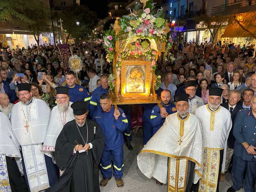 Η εορτή του Γενεσίου της Θεοτόκου στον Ι.Ν. Παναγίας Γιάτρισσας Λουτρακίου
