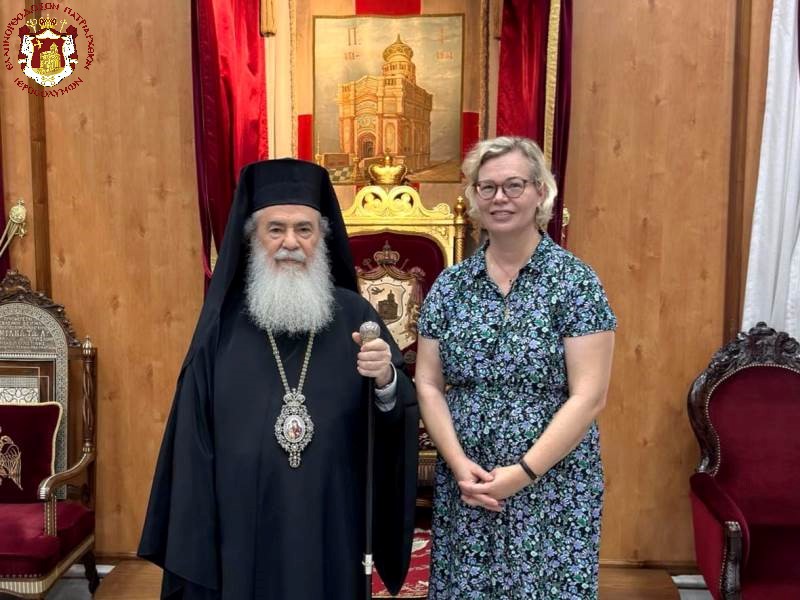 THE AMBASSADOR OF FINLAND VISITS THE PATRIARCHATE