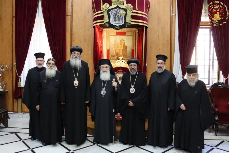 THE COPTIC ARCHBISHOP OF ENGLAND VISITS THE PATRIARCHATE