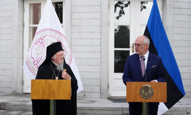 The Ecumenical Patriarch met with the President and Prime Minister of Estonia