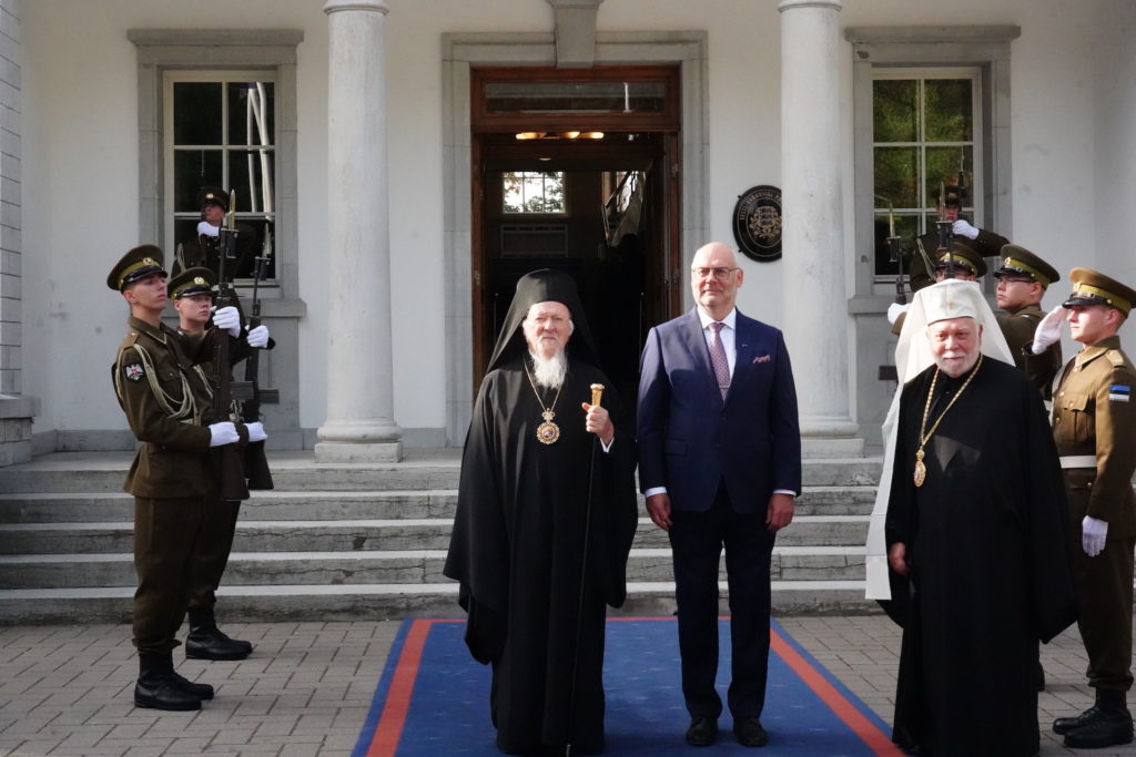 Με τον πρόεδρο της Εσθονίας συναντήθηκε ο Οικουμενικός Πατριάρχης