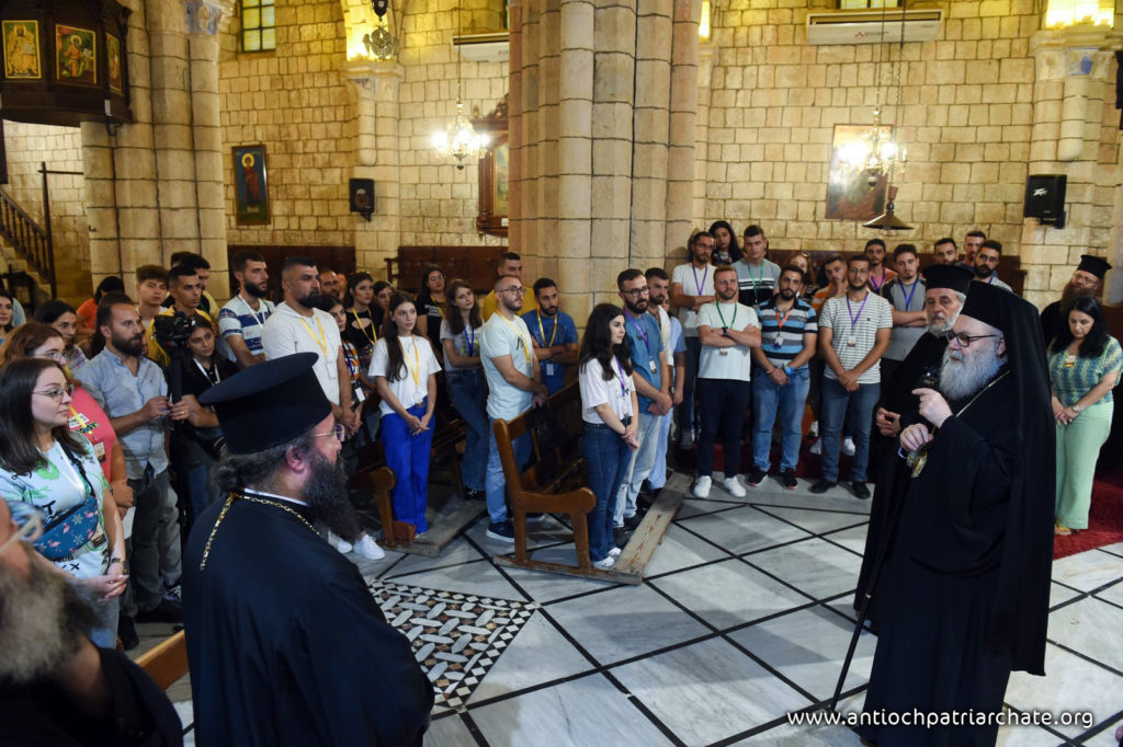 Patriarch John X inaugurates the Christian Youth Forum in Syria titled: “The Lord Lives”