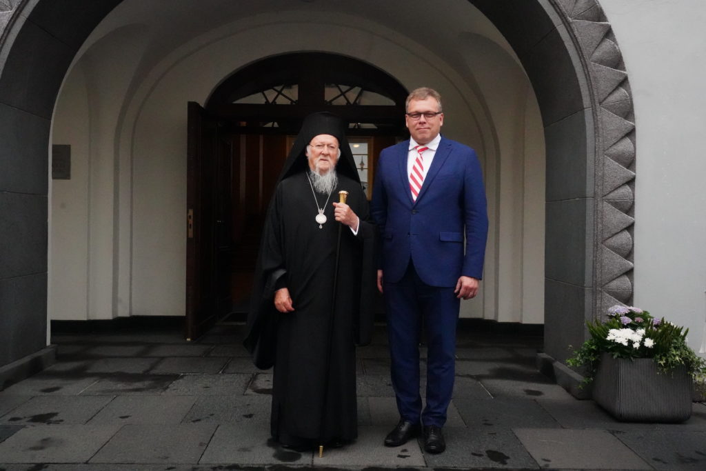 Με τον πρόεδρο της Βουλής της Εσθονίας συναντήθηκε ο Οικουμενικός Πατριάρχης
