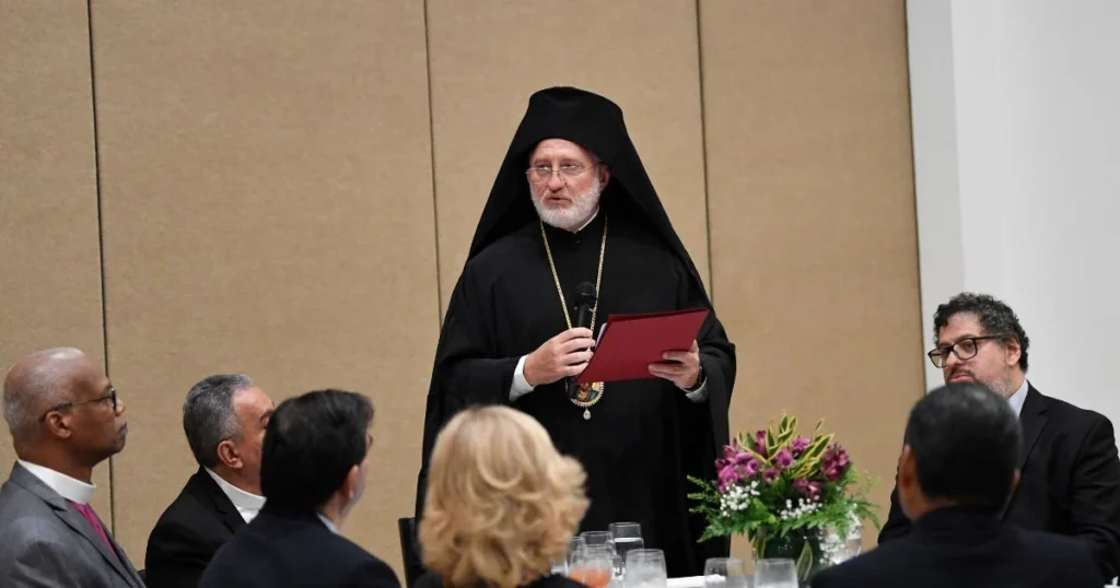 His Eminence Archbishop Elpidophoros Toast at the Ecumenical Luncheon Congregación Kol Shearith Israel Panama City, Panama