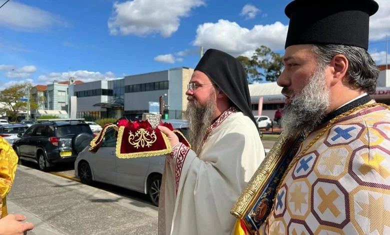 Sydney: Procession of the Holy Relics of Saint Nectarios at the Ukrainian Parish-Community of Saint Savvas the New of Kalymnos