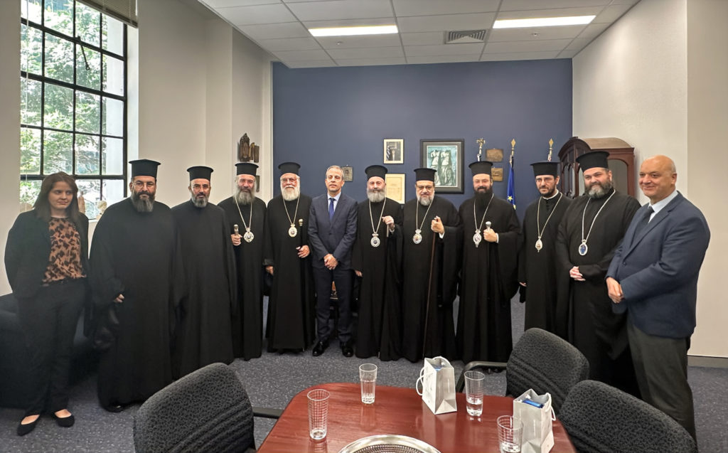 Formal Visit of Hierarchs from Greece to the Greek Consulate in Sydney