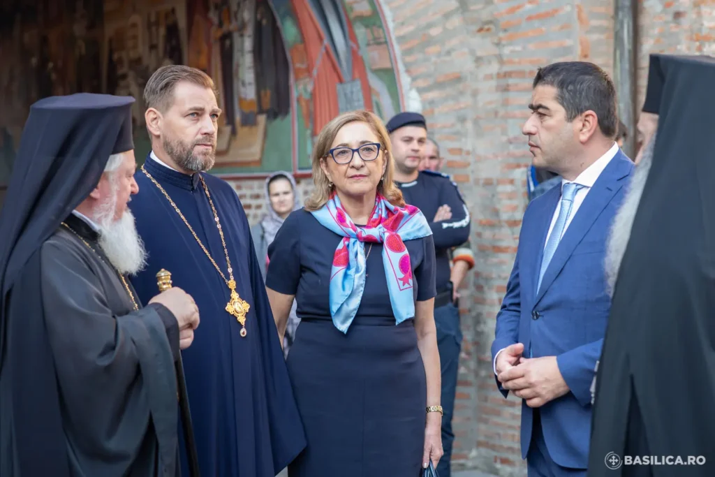 Speaker of Georgian Parliament visits St Anthimos Monastery in Bucharest