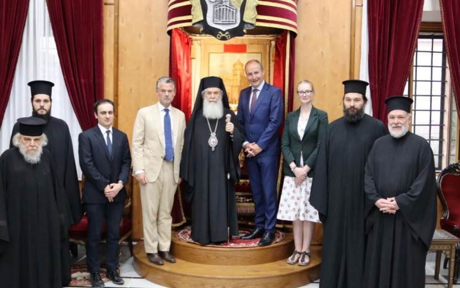 THE MINISTER OF FOREIGN AFFAIRS AND DEFENCE OF IRELAND VISITS THE PATRIARCHATE