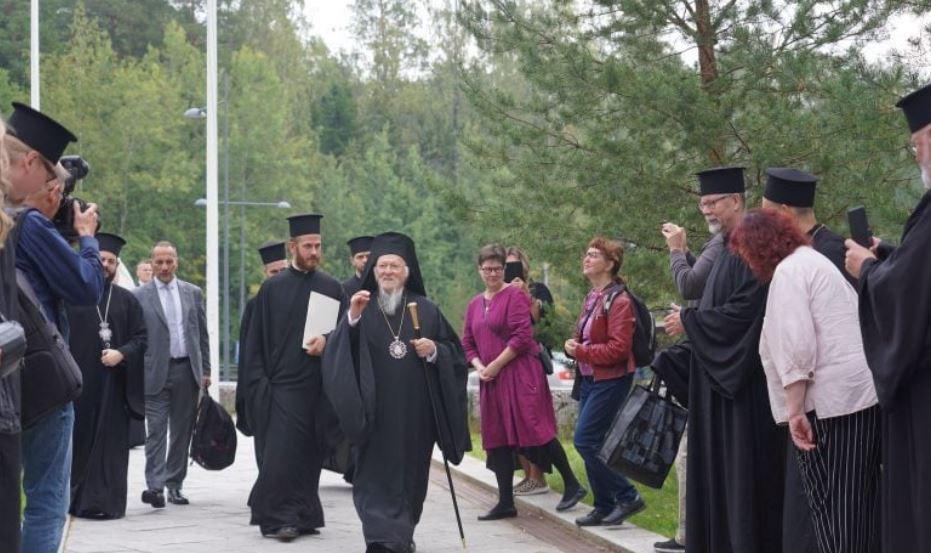 The Ecumenical Patriarch at the Finnish Nature Centre Haltia