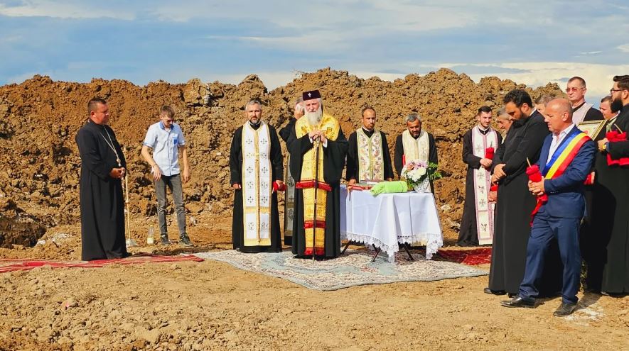 Τέθηκε ο θεμέλιος λίθος για την ανέγερση νέου μοναστηριού στη Ρουμανία