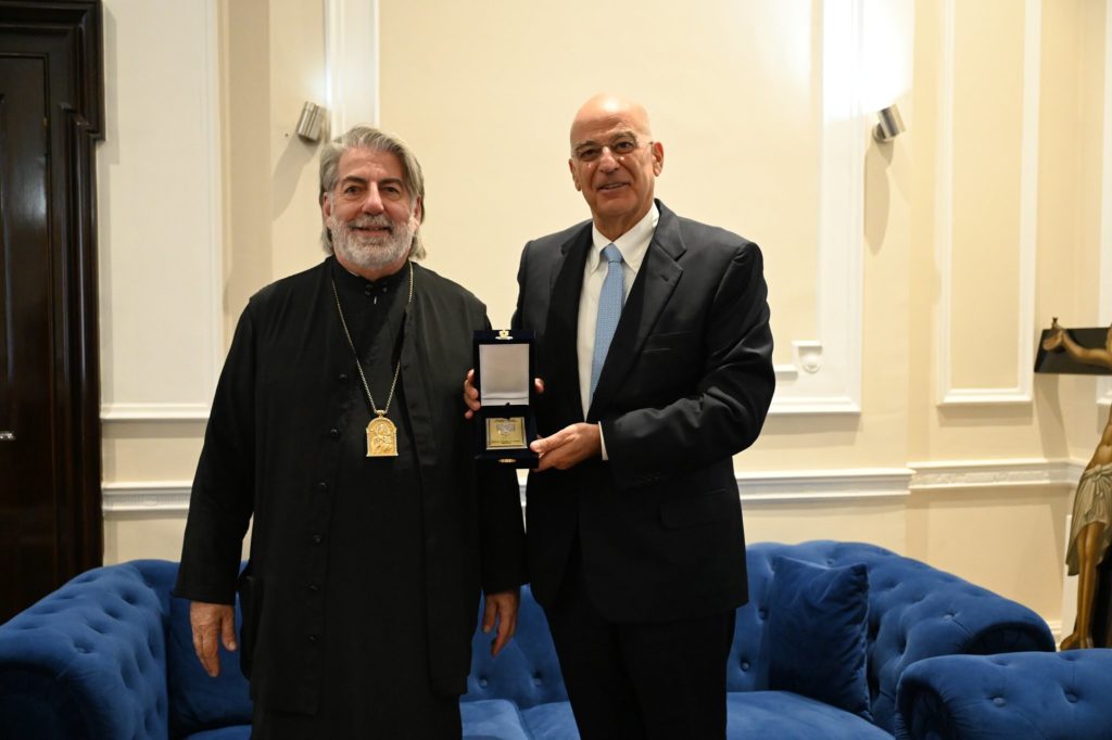 Greek National Defence Minister had a meeting with Archbishop Nikitas of Thyateira