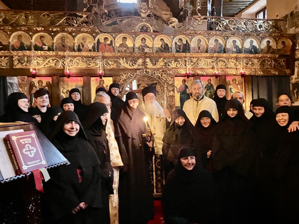 Monastic tonsure of American Nun at the Holy Monastery of Saint John the Baptist, Greece