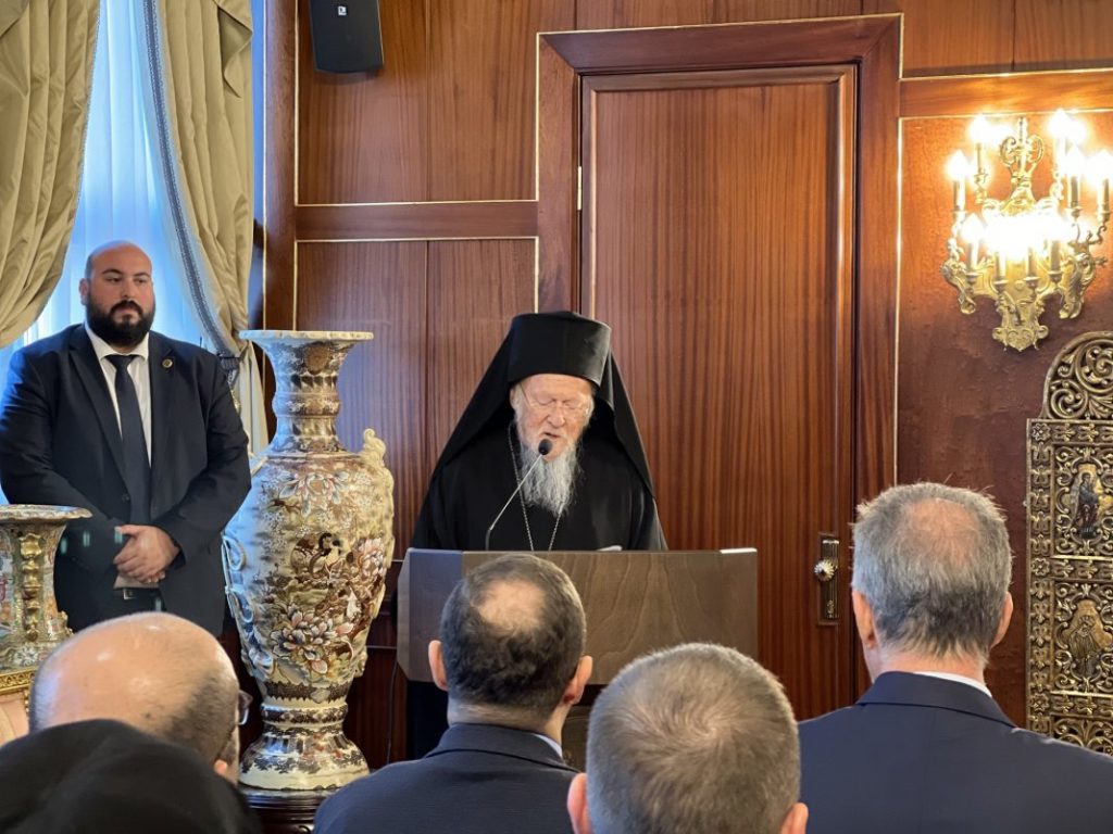 Ecumenical Patriarch Bartholomew, opened the International Symposium titled “Constantinople and Mtskheta – Ecclesiastical and Cultural Interactions”.