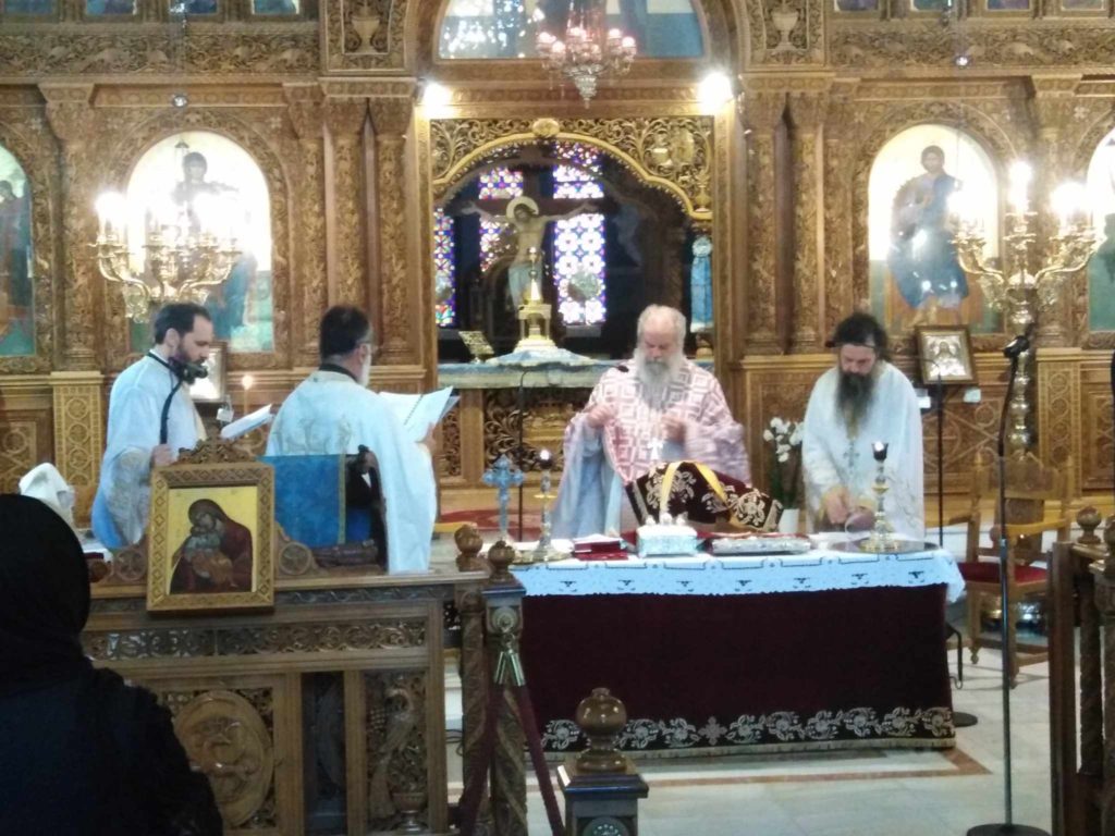 Ευλαβική προσευχή στην Παναγία Φανερωμένη στον Χολαργό, για τον Άγιο Ιάκωβο τον Αδελφόθεο