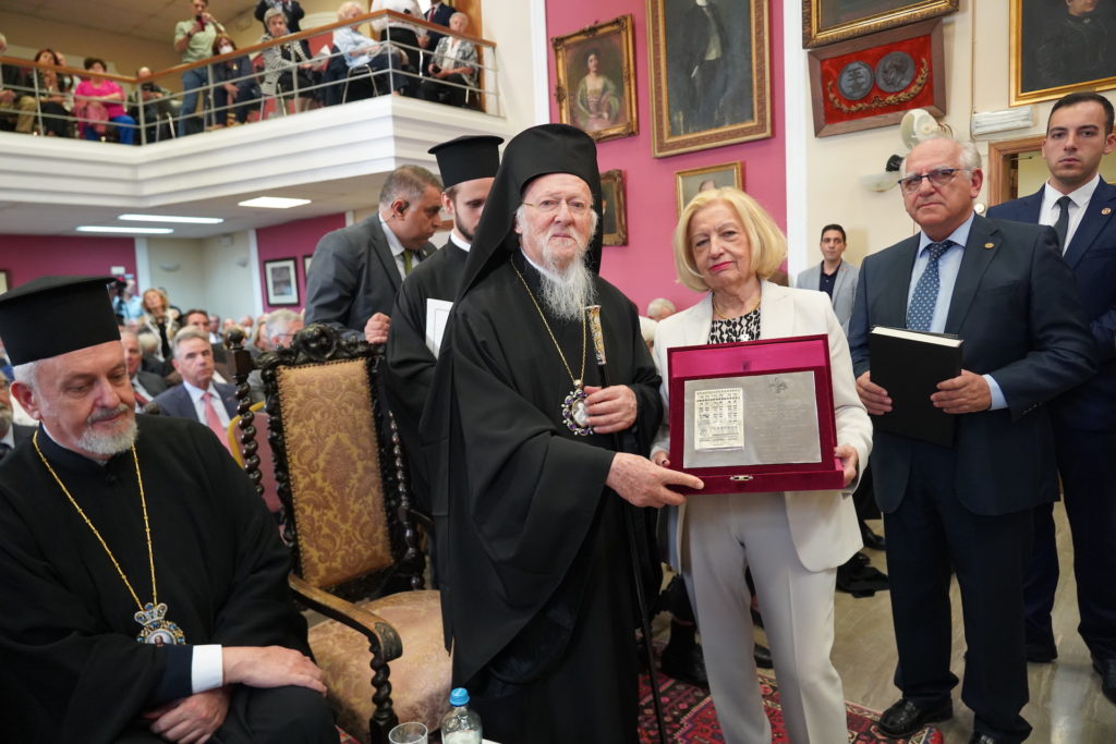 Ecumenical Patriarch Bartholomew visits the Association of Constantinopolitans in Athens