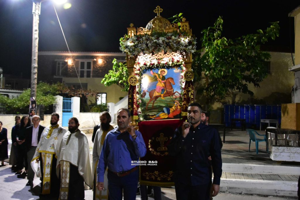 Πανηγυρίζει ο Ιερός Ναός Αγίου Δημητρίου στην Ασίνη Αργολίδας