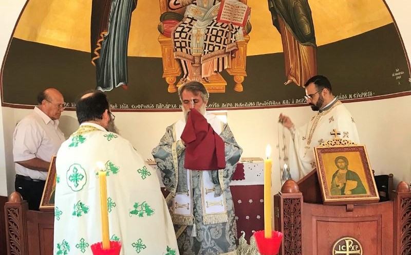 (Video) Leros: The First Divine Liturgy in honour of Saint Gavrielia