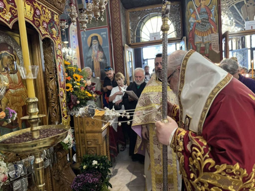 Ο Μητροπολίτης Καισαριανής στον πανηγυρικό εορτασμό του Αγίου Δημητρίου στην Νέα Ελβετία