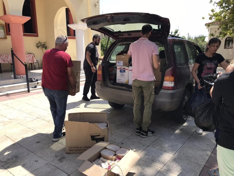 The Archdiocese Sends Relief to Greek Flood Victims