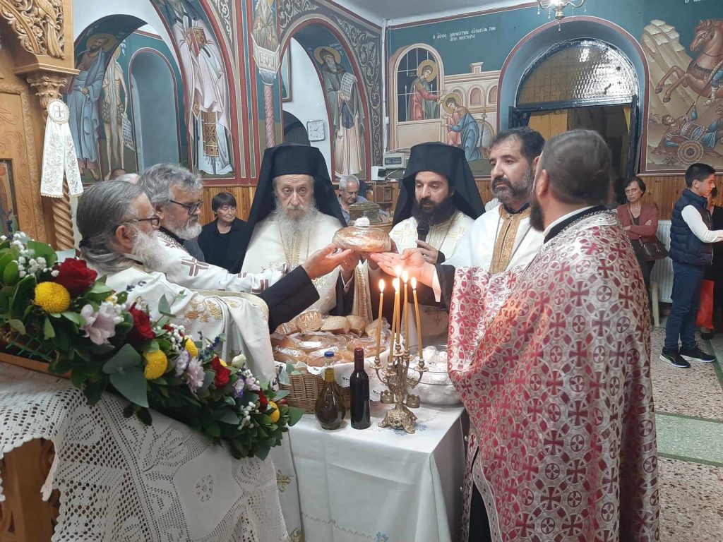 Προεόρτιος Αγρυπνία Αγίου Δημητρίου στον Άγιο Ιωάννη Αλιβερίου