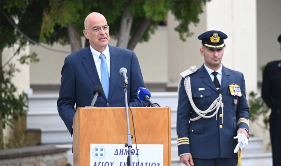 Dendias visits Agios Efstratios on liberation anniversary