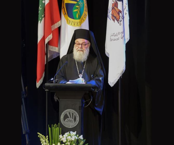 Opening Speech of  Patriarch John X In the International Scientific Conference