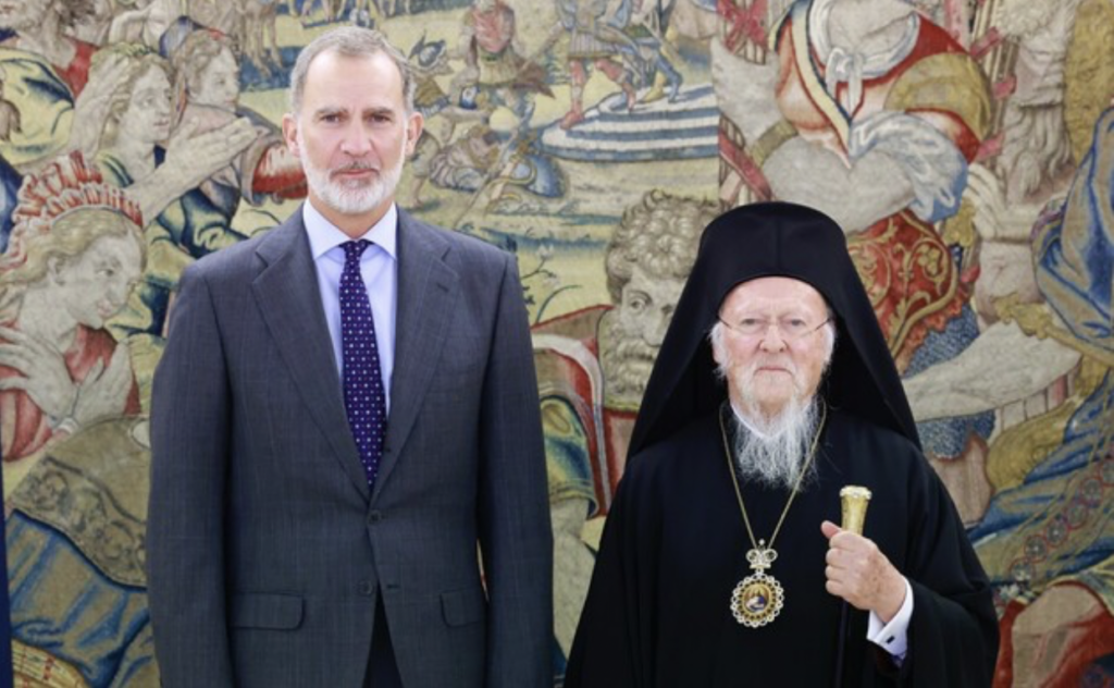 His All-Holiness Ecumenical Patriarch Bartholomew visits His Majesty King Philip VI of Spain