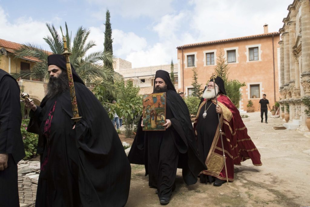 Feast day of the Holy Patriarchal and Stavropegic Monastery of Our Lady of the Angels, Gouverneto, Chania